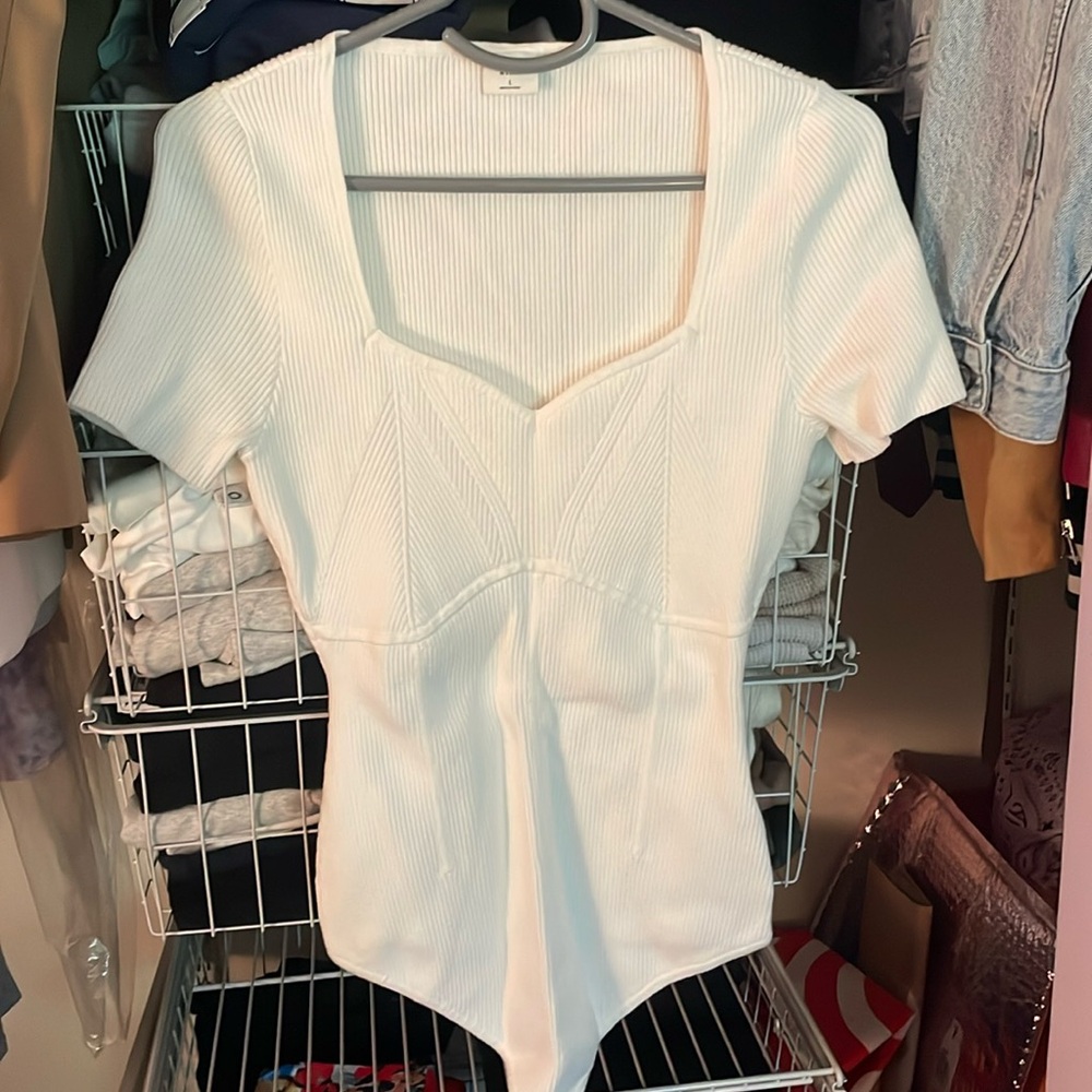 Abercrombie & Fitch Soft A&F Collection Corset Bodysuit